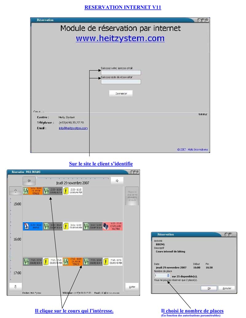 R�servation par Internet